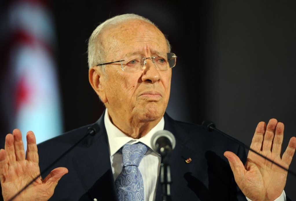 Le président Beji Caïd Essebsi. D. R.