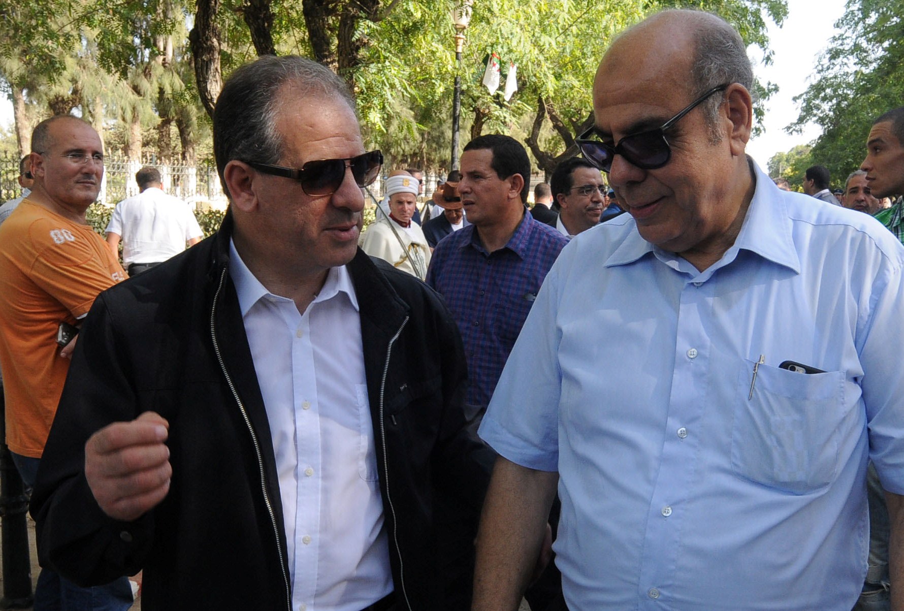El-Hadi Ould Ali avec Mohamed Raouraoua. New Press