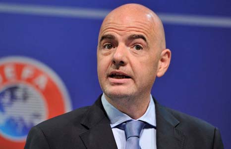 Gianni Infantino. D. R.