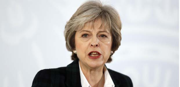 Theresa May, Première ministre britannique. D. R.