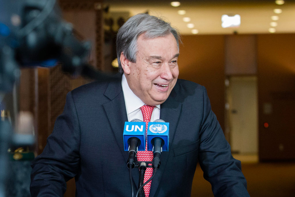 Antonio Guterres, le nouveau SG de l'ONU. D. R.