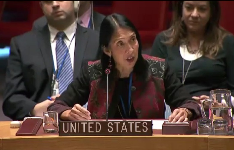 La représentante permanente adjointe des Etats-Unis à l'ONU, Michele J. Sison. D. R.