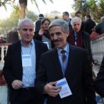 Rachid Chabati (à gauche) et le premier secrétaire du FFS, Abdelmalek Bouchafa. New Press