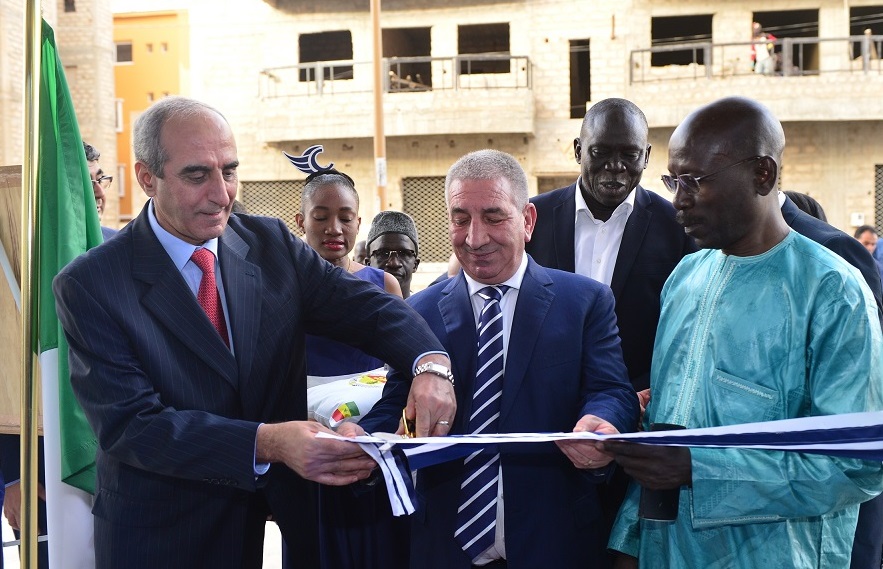 Inauguration du nouveau showroom de Dakar par Abderrahmane Benhamadi. D. R.