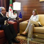 Federica Mogherini et Ramtane Lamamra. D. R.