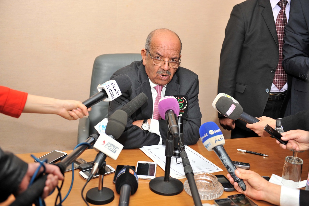 Abdelkader Messahel. New Press