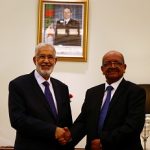 Messahel et le ministre libyen des Affaires étrangères, T. Siala, à Alger. New Press