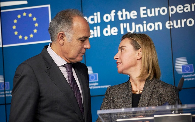 Federica Mogherini et Salaheddine Mezouar, une relation d'exception. D. R.