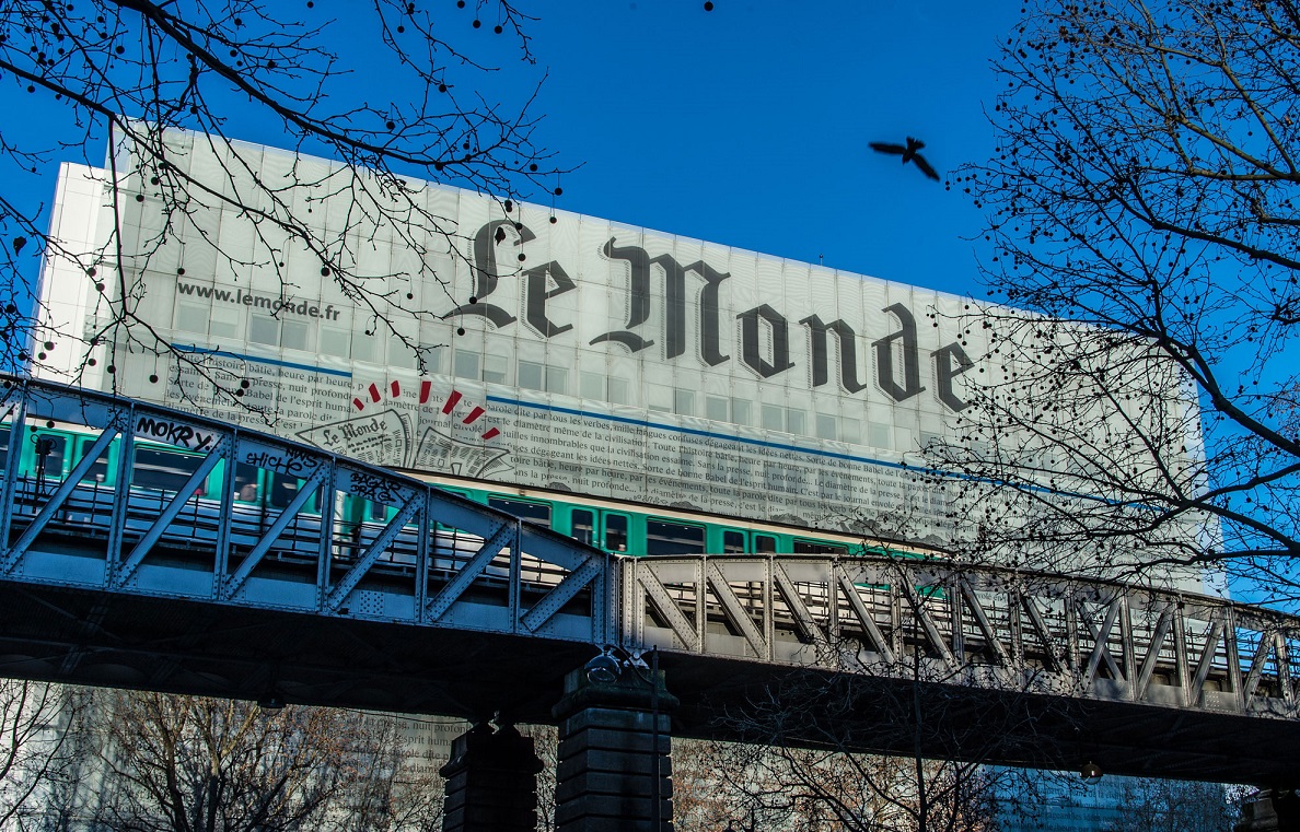 Siège du journal Le Monde à Paris. D. R.