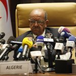 Abdelkader Messahel, ministre des Affaires étrangères. New Press