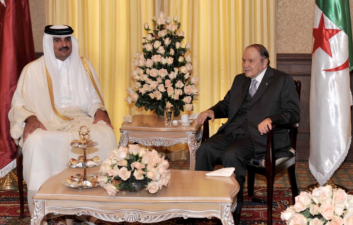 L'émir du Qatar a été reçu par le président Bouteflika à Alger en 2014. New Press