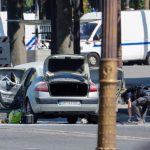 L’«arme» du terroriste qui a foncé sur des gendarmes à Paris : une berline. D. R.