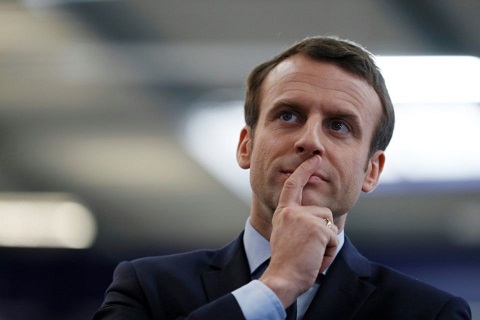 Le nouveau président français, Emmanuel Macron. D. R.