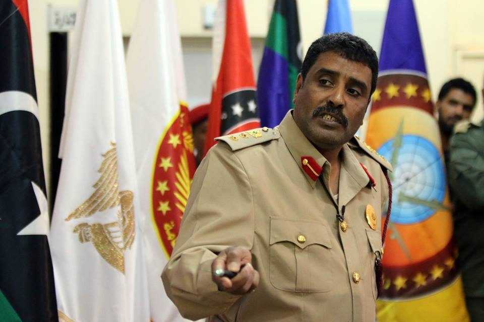 Le colonel Ahmed Al-Mismari, porte-parole de l’armée libyenne. D. R.