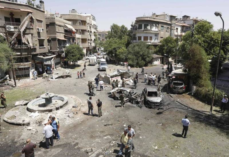 La place Tahrir, théâtre de l'attentat-suicide. D. R.