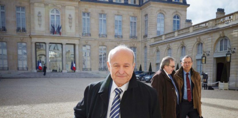 En octobre 2014 déjà, Issad Rebrab était reçu à l'Elysée. D. R.