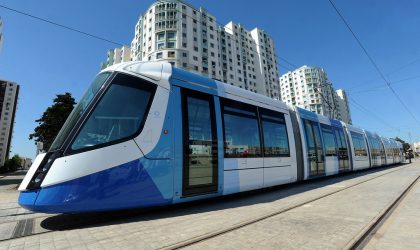 Le premier tramway made in Algeria inauguré à Sid Bel-Abbès