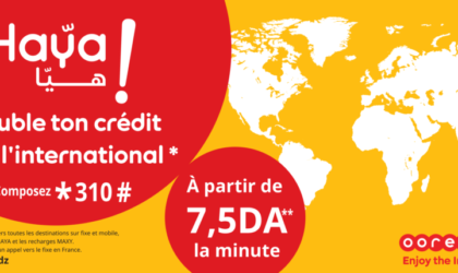 Avec Haya ! d’Ooreedo, 50% de réduction sur les appels vers l’international