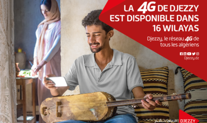 Djezzy étend sa couverture 4G à 24 wilayas : 10 millions d’Algériens couverts par la 4G de Djezzy