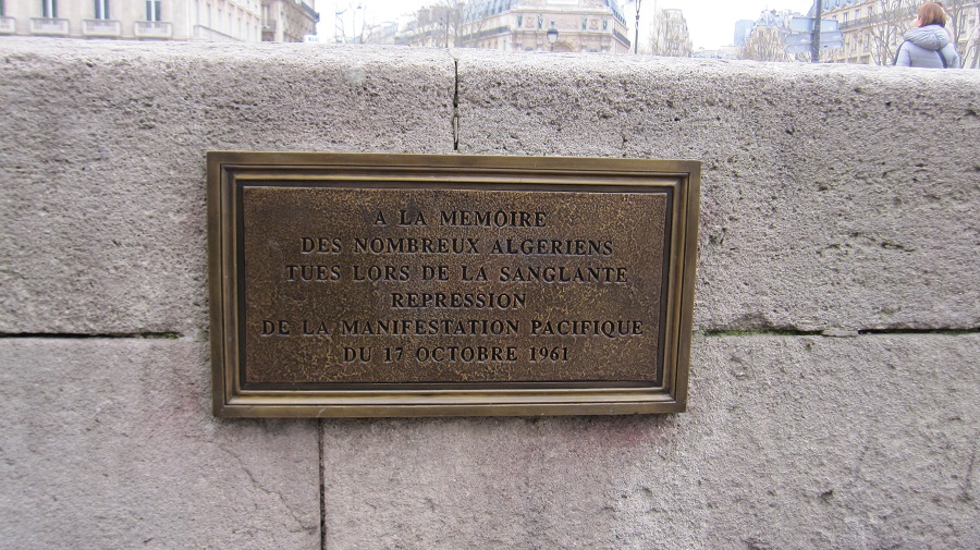 Plaque 17 Octobre Paris