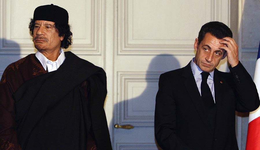 Kadhafi Sarkozy
