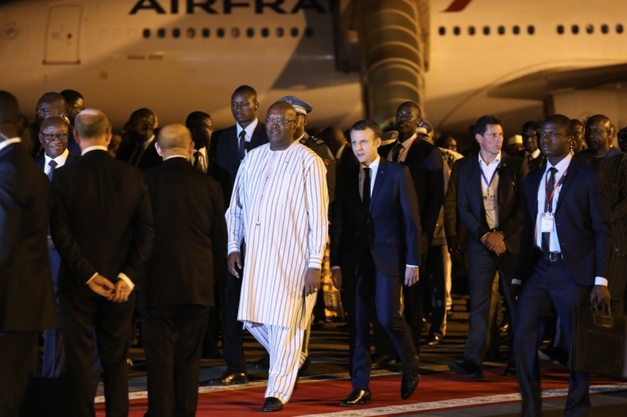 Macron Ouagadougou