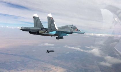 Des bombardiers russes portent une frappe collective contre Daech en Syrie