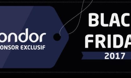 Condor Electronics sponsor exclusif du Black Friday 2017