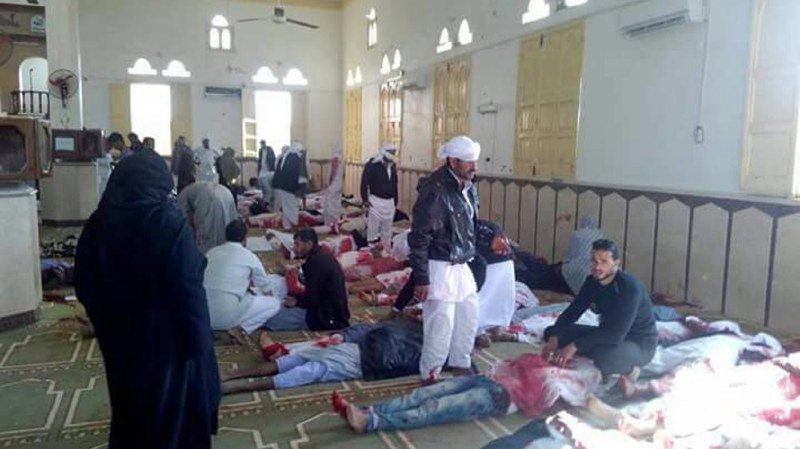 Résultat de recherche d'images pour "carnage mosquée égypte"