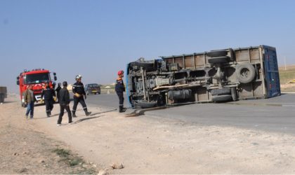 Neuf morts et vingt et un blessés dans un grave accident de la route à Djelfa