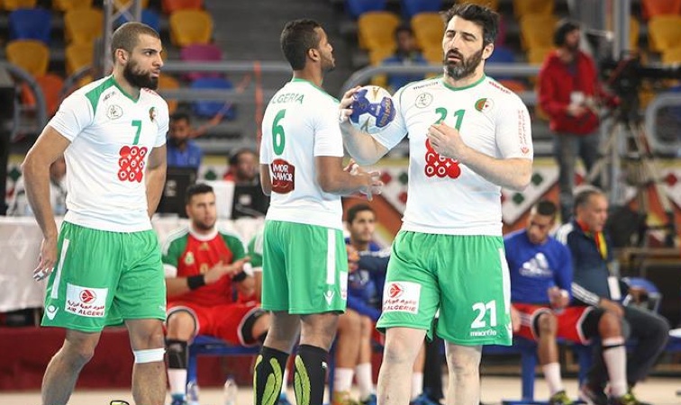 L'équipe nationale de handball. D. R.