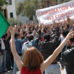 La coordination des étudiants, lors d'une précédente manifestations. New Press