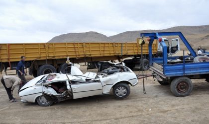 Protection civile : la route a fait 31 morts et 966 blessés entre le 7 et le 14 janvier
