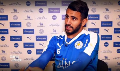 Leicester City : Mahrez sur le banc contre Manchester City