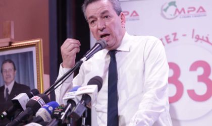 Le MPA présent pour «participer à l’édification de l’Algérie avec tous les partenaires politiques»