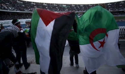 Les Palestiniens ont manifesté avec le drapeau algérien ce vendredi