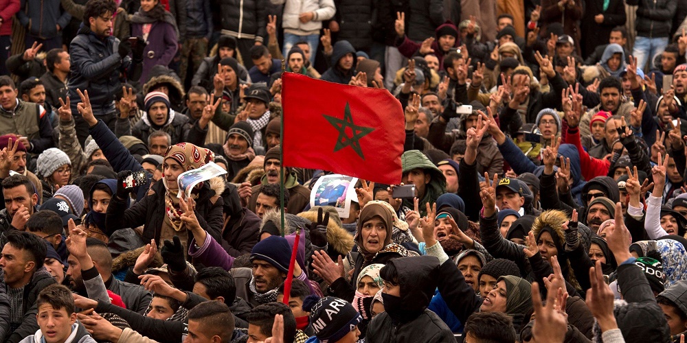 Maroc Jerada manifestation morts