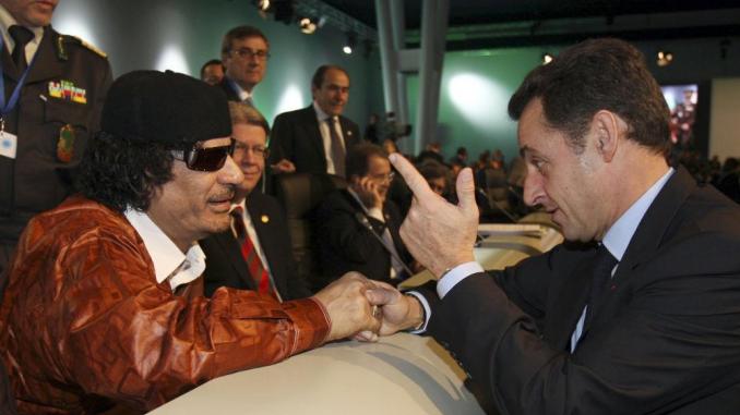 Kadhafi Sarkozy