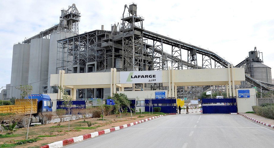 LafargeHolcim Algérie exportation ciment