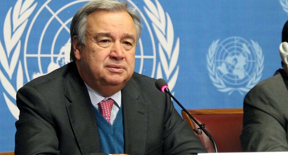 Guterres condoléances familles peuple gouvernement