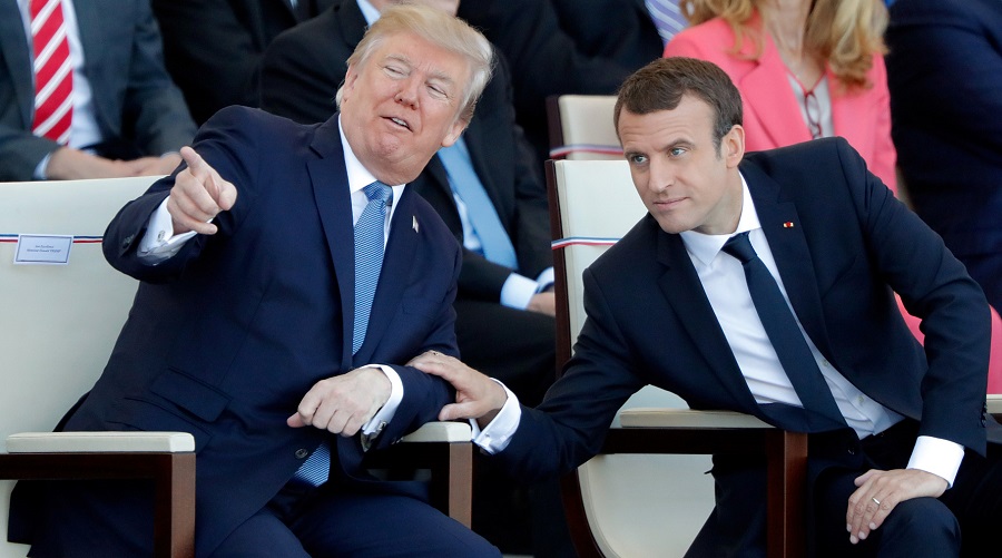 Trump Macron monde