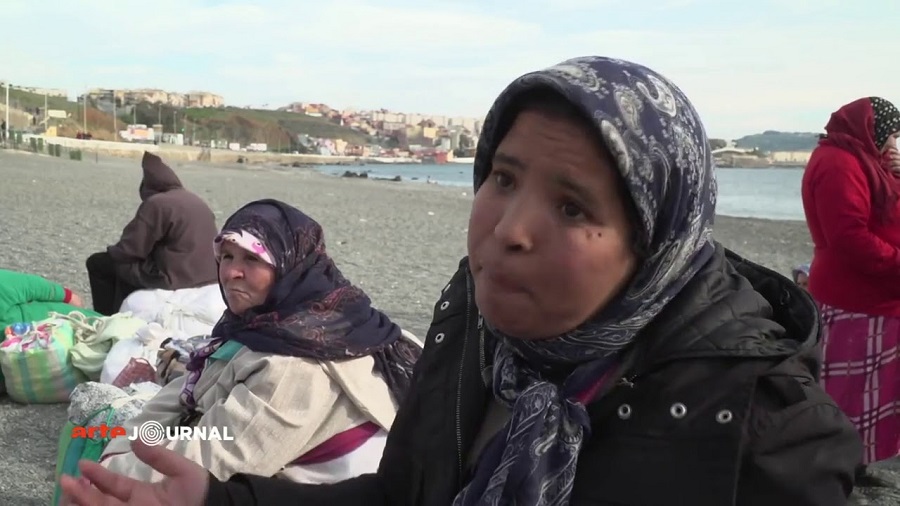 femmes mulets Maroc misère