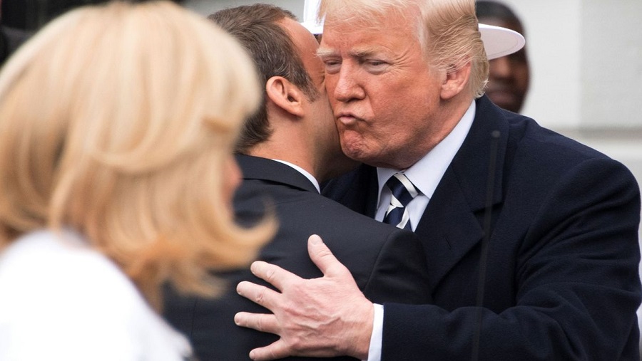 Macron Trump