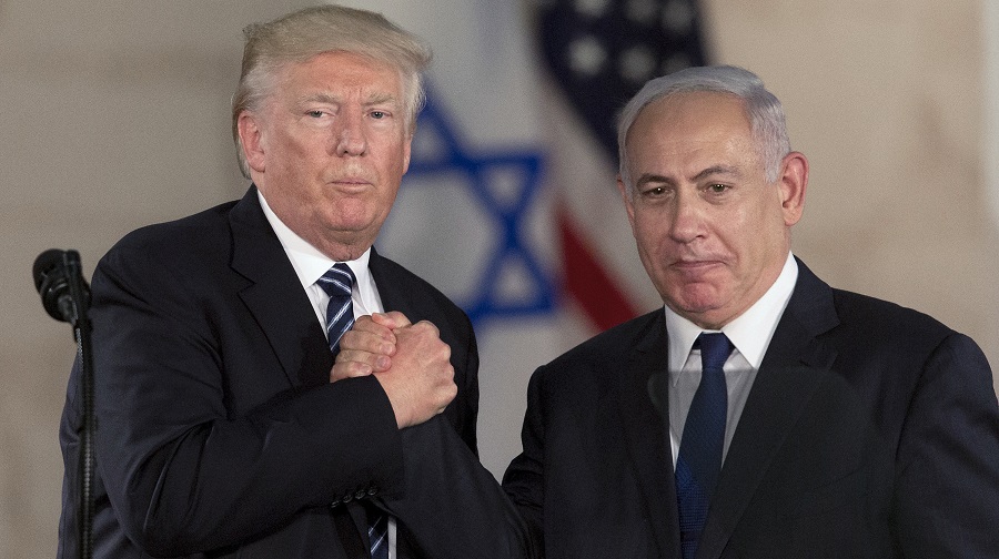Benjamin Netanyahu, Donald Trump Palestine