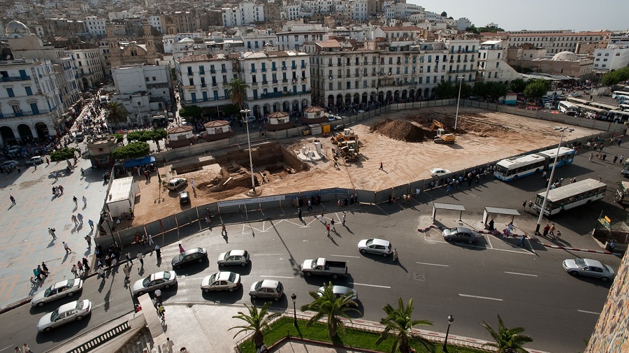 fouilles place des Martyrs