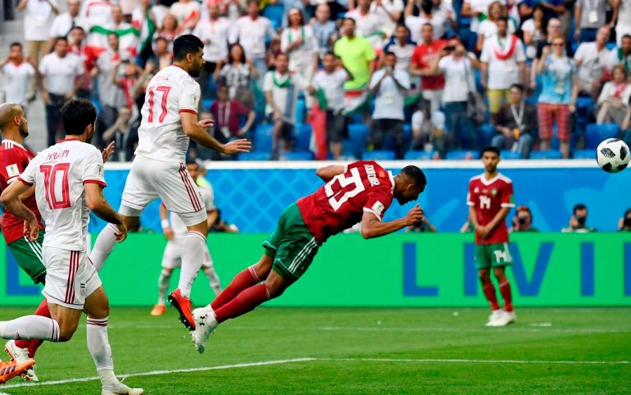 Football, Maroc-vs-Iran