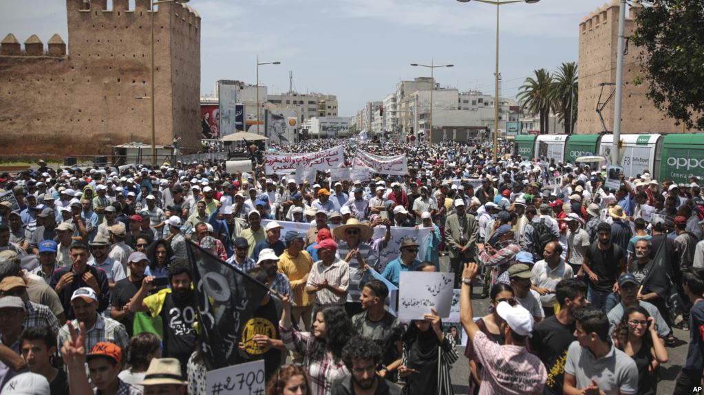 Hirak, Rabat marche