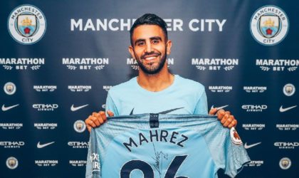 Riyad Mahrez à Manchester pour passer sa visite médicale