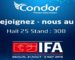 Condor participe à l’IFA de Berlin 2018