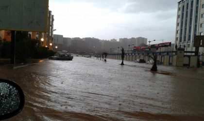 Inondation à Alger et ses environs suite aux pluies orageuses